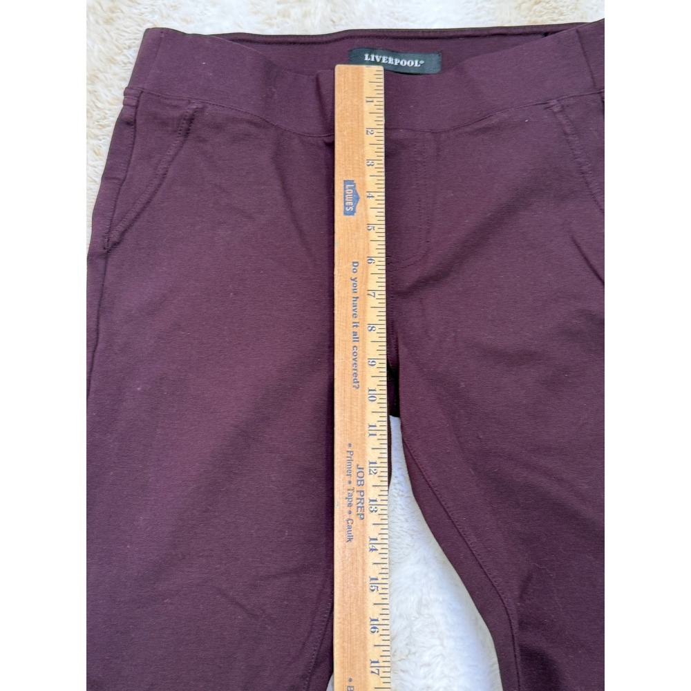 Liverpool Pants Womens 8/29 Plum Excellent Work Office Modern Comfort - Picture 6 of 11